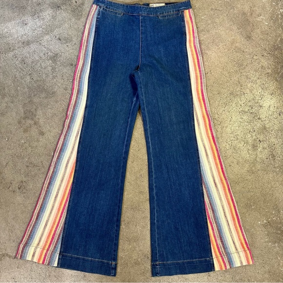 Free people sacred valley flare bottom pants - Picture 1 of 7